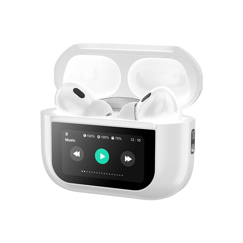 Słuchawki A9 Pro | ANC ENC | Bluetooth 5.3 | LCD | Etui | iOS Android